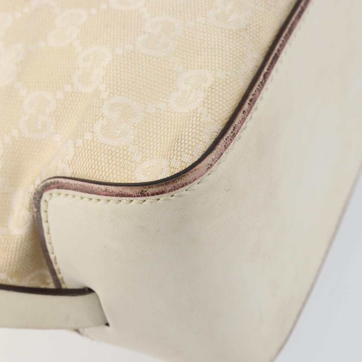 Gucci Belted Bucket Tote GG Canvas with Leather, BEIGE, CANVAS, Tote bag