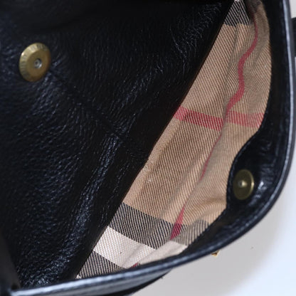 Burberry Vintage Shoulder Bag Leather, Black, Leather, Shoulder Bag