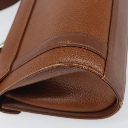 Burberry Vintage Handbag Leather, BROWN, LEATHER, Handbag