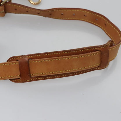 Louis Vuitton Adjustable Shoulder Strap Leather, BEIGE, LEATHER, Straps
