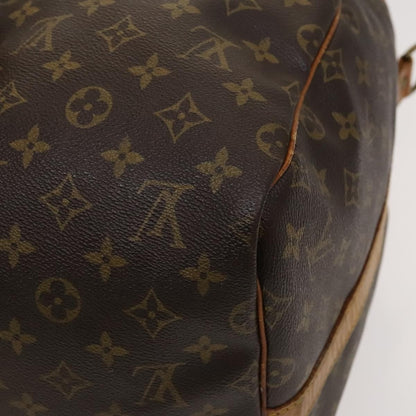 Louis Vuitton Keepall Bandouliere Bag Monogram Canvas, BROWN, CANVAS, Travel bag