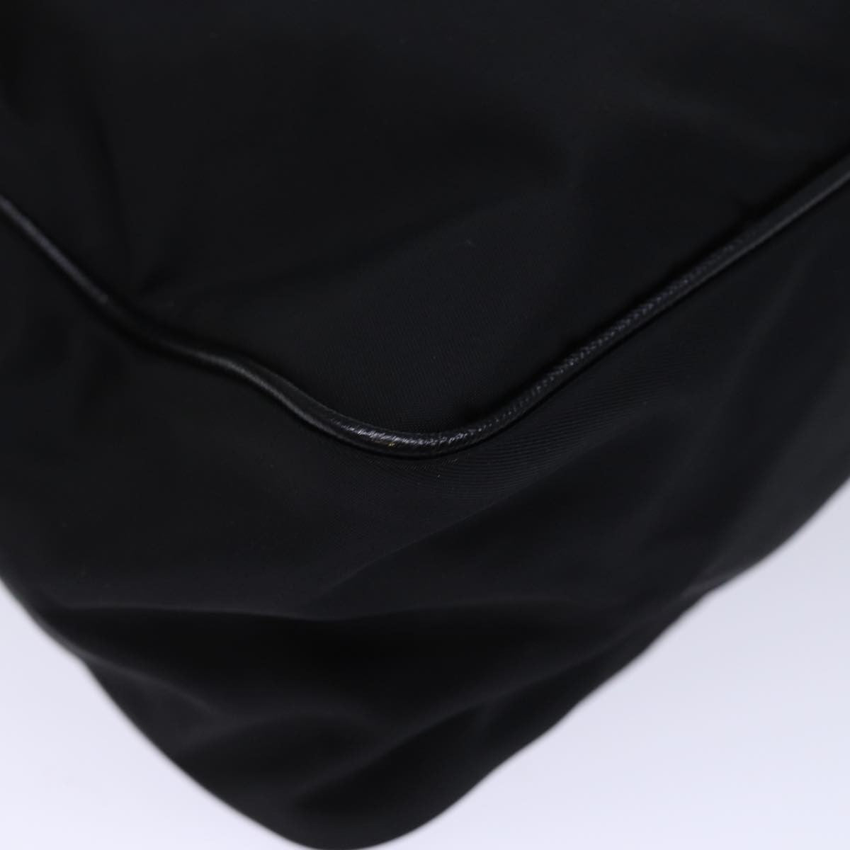Prada Buckle Messenger Bag Tessuto, BLACK, NYLON, Shoulder bag