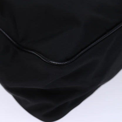 Prada Buckle Messenger Bag Tessuto, BLACK, NYLON, Shoulder bag