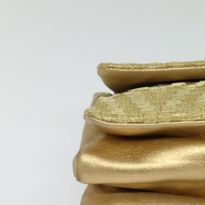 Salvatore Ferragamo Vala Shoulder Bag Leather, GOLD, LEATHER, Shoulder bag