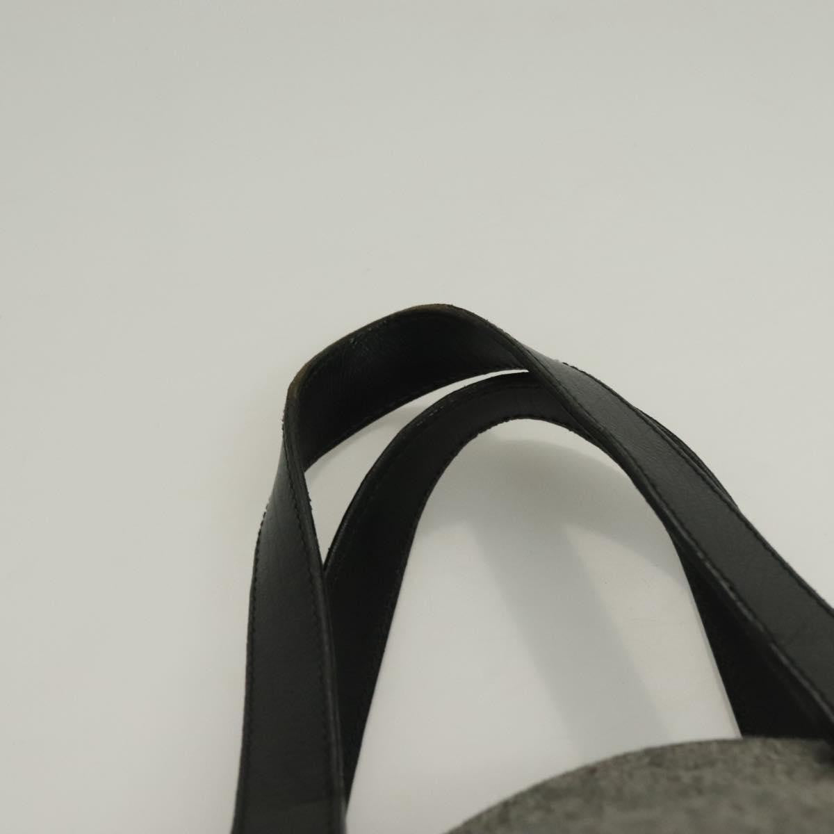 Saint Laurent Downtown Tote Wool, GRAY, WOOL, Tote bag