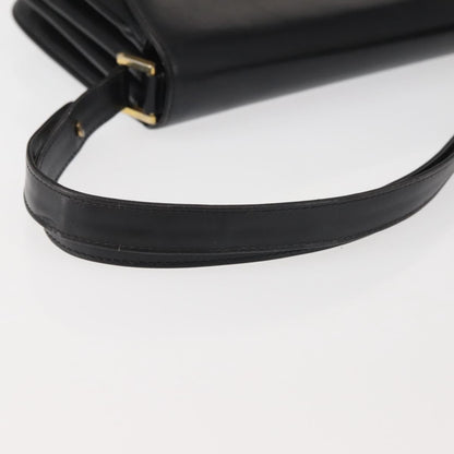 Bally Vintage Shoulder Bag Leather, Black, Leather, Shoulder Bag