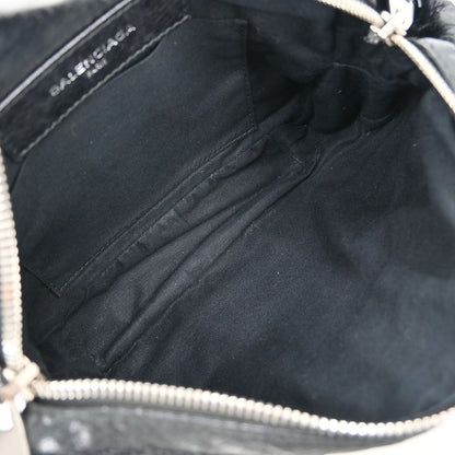 Balenciaga Neo Lift Classic Studs Waist Bag Leather, BLACK, LEATHER, Clutche & pouche