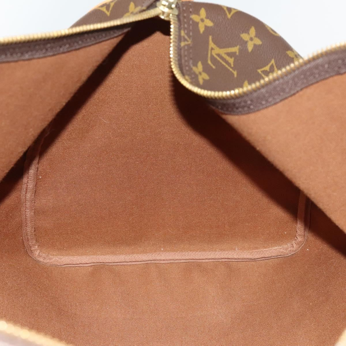 Louis Vuitton Keepall Bag Monogram Canvas, BROWN, CANVAS, Travel bag
