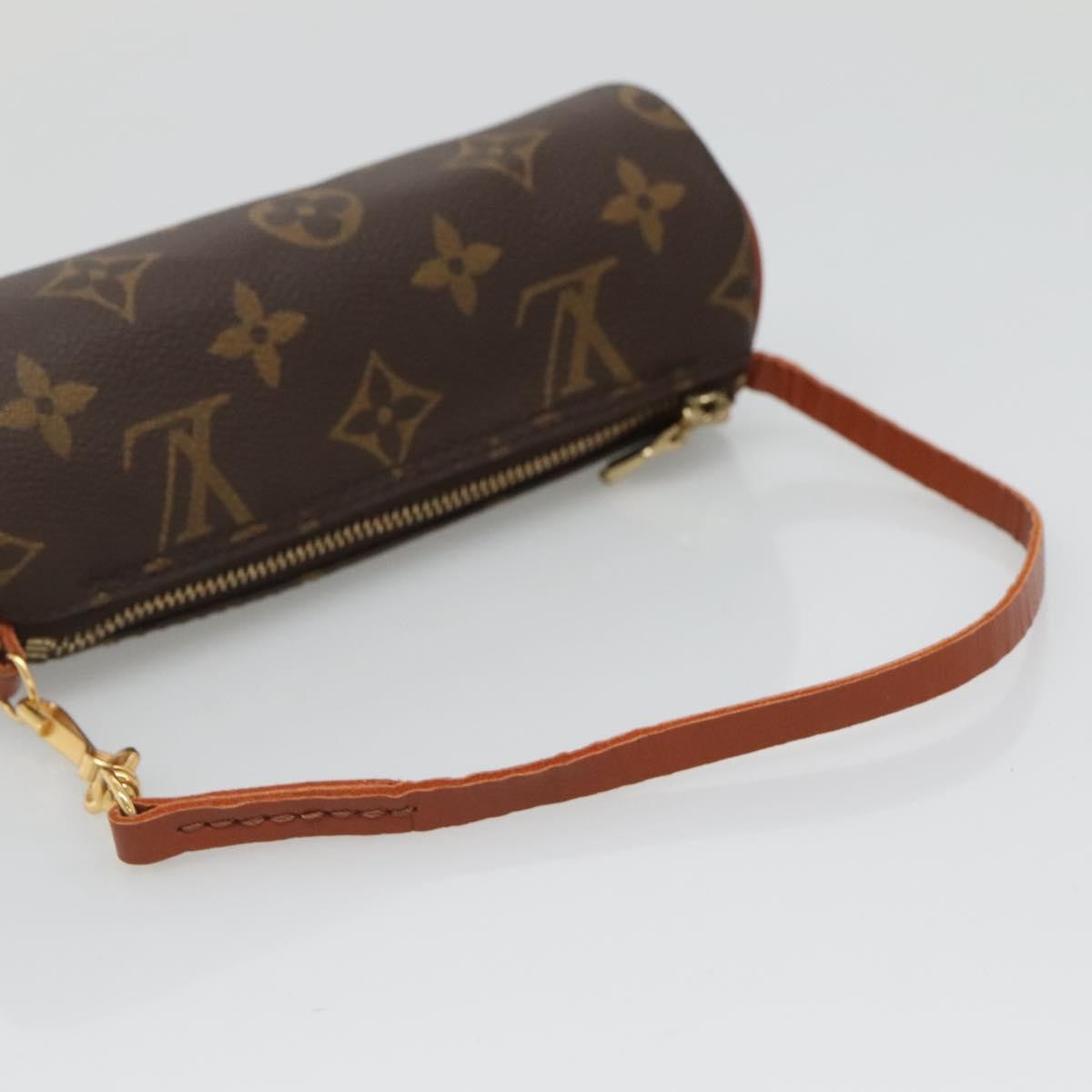 Louis Vuitton Papillon Pochette Monogram Canvas, BROWN, CANVAS, Handbag