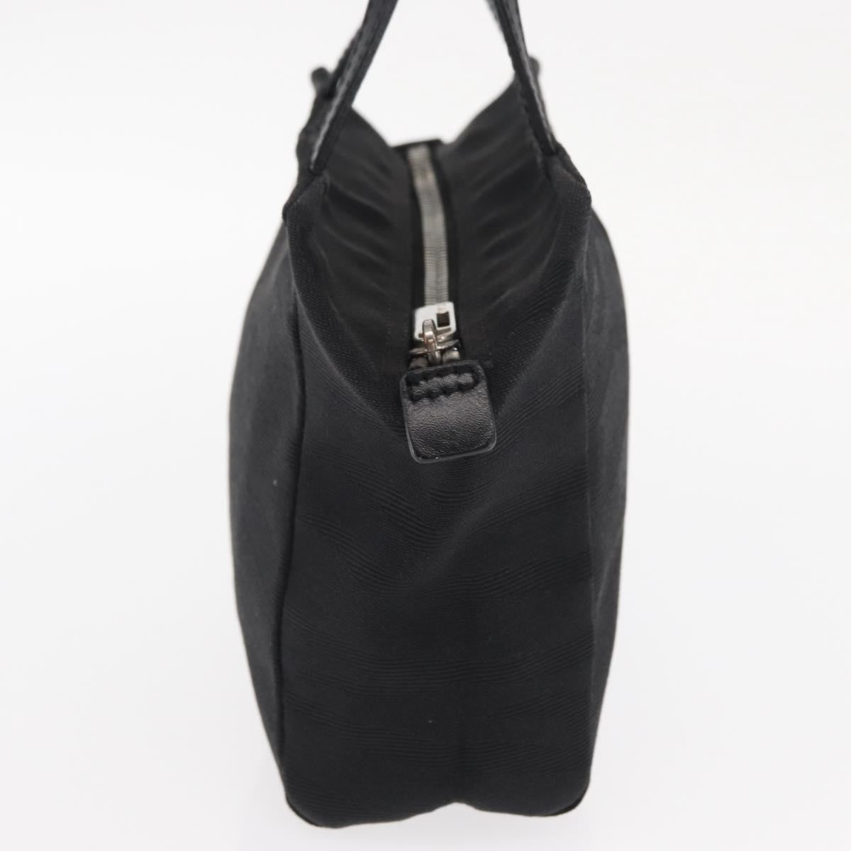 Fendi Vintage Handbag Canvas, Black, Canvas, Handbag