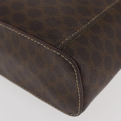 Celine Macadam Vanity Bag Canvas, Brown, Canvas, Clutch
