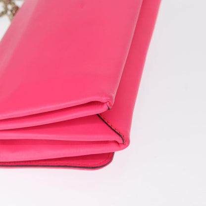 Valentino Garavani Va Va Voom Clutch Leather, Pink, Leather, Shoulder Bag