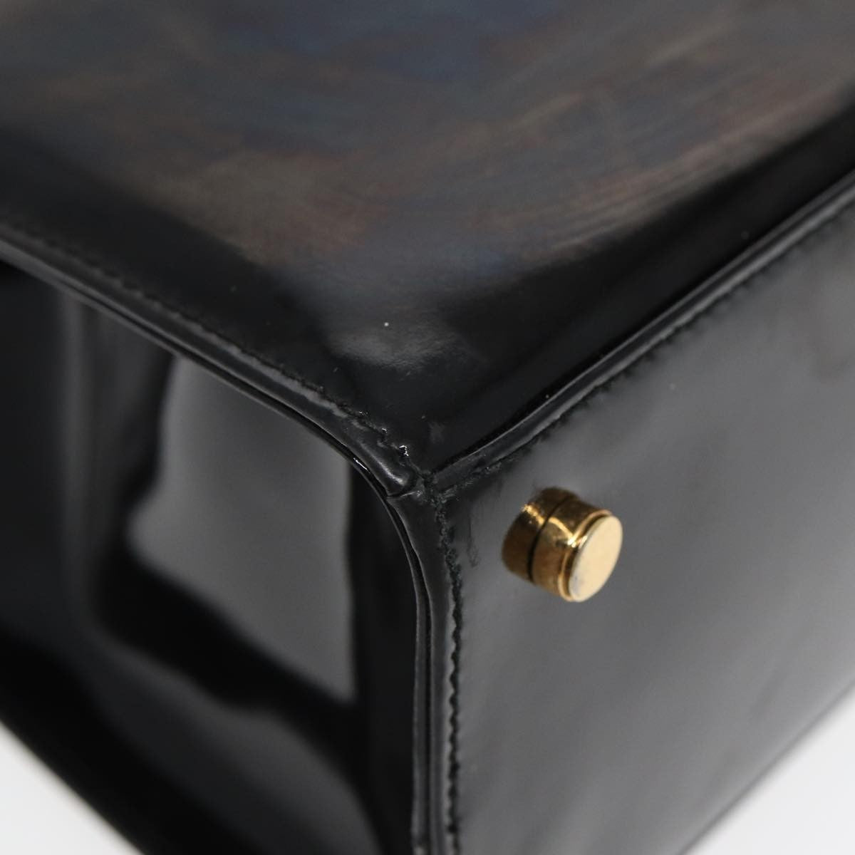 Salvatore Ferragamo Vala Shoulder Bag Patent Leather, BLACK, PATENT_LEATHER, Shoulder bag