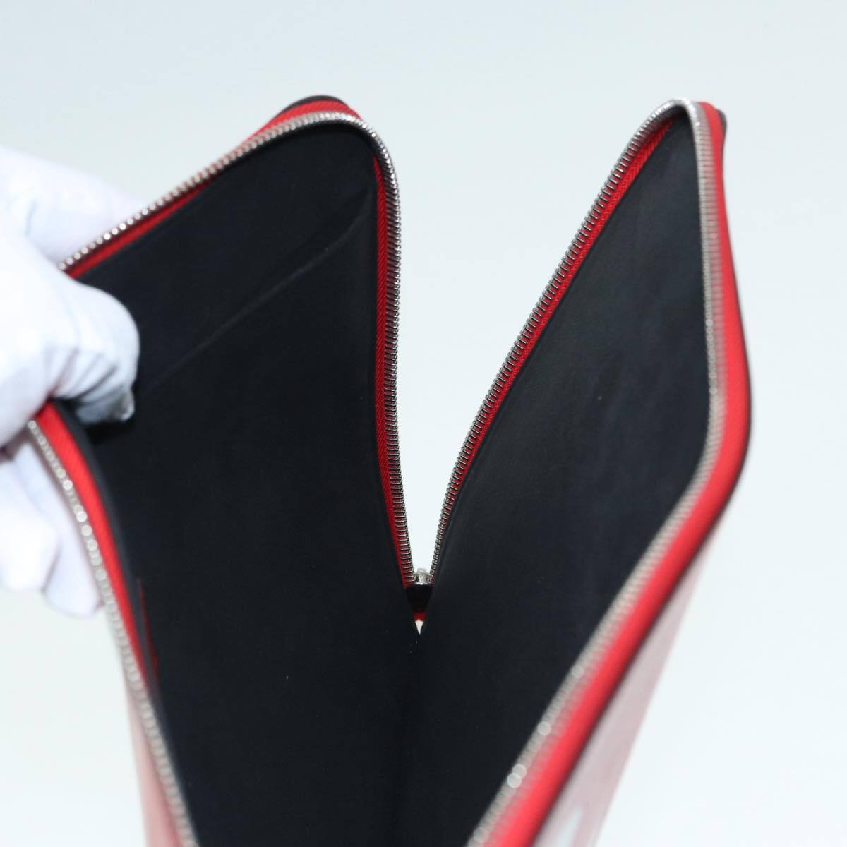 Louis Vuitton Pochette Jour Epi Leather, RED, LEATHER, Clutche & pouche