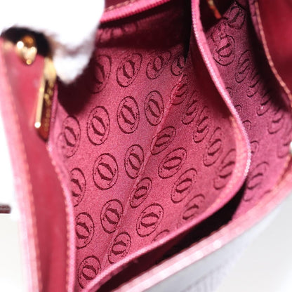 cartier Must de Cartier Shoulder Bag Leather, BURGUNDY, LEATHER, Shoulder bag