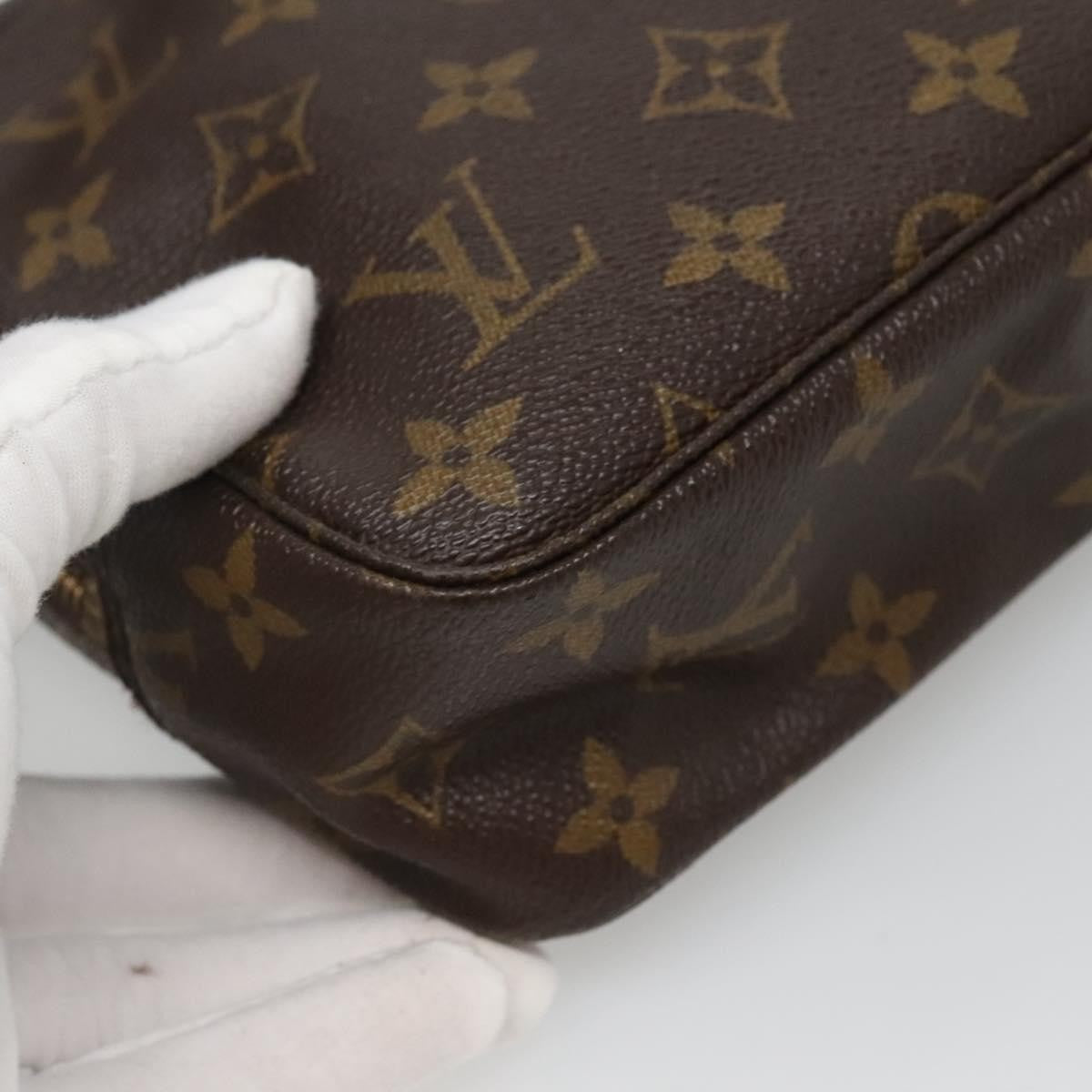 Louis Vuitton Trousse Toiletry Pouch Monogram Canvas, BROWN, CANVAS, Toiletry Case