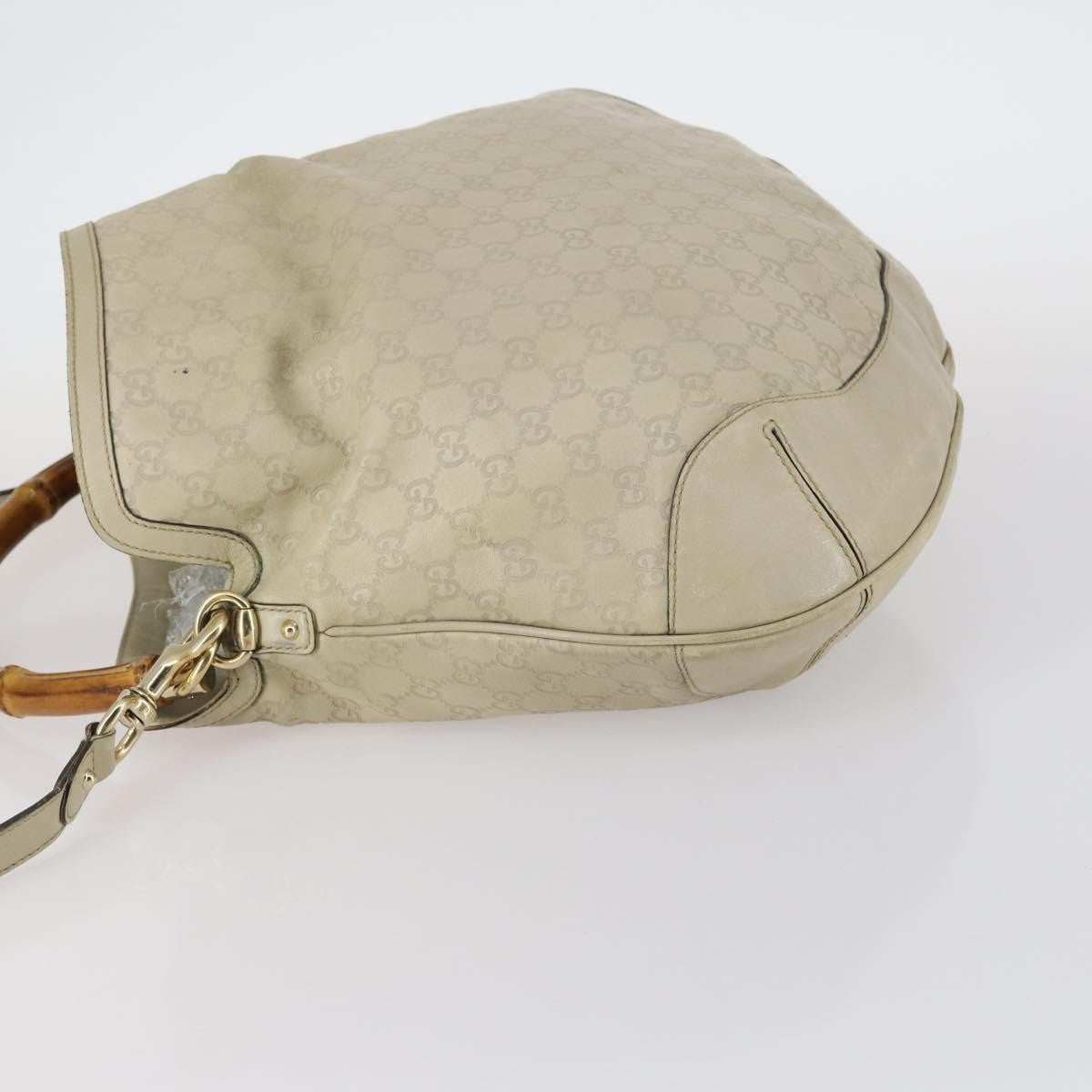 Gucci Vintage Diana Bamboo Shoulder Bag Leather, BEIGE, LEATHER, Shoulder bag