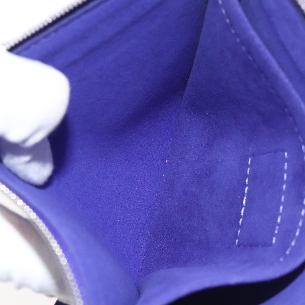 Louis Vuitton Neverfull Pochette Epi Leather, PURPLE, LEATHER, Tote bag