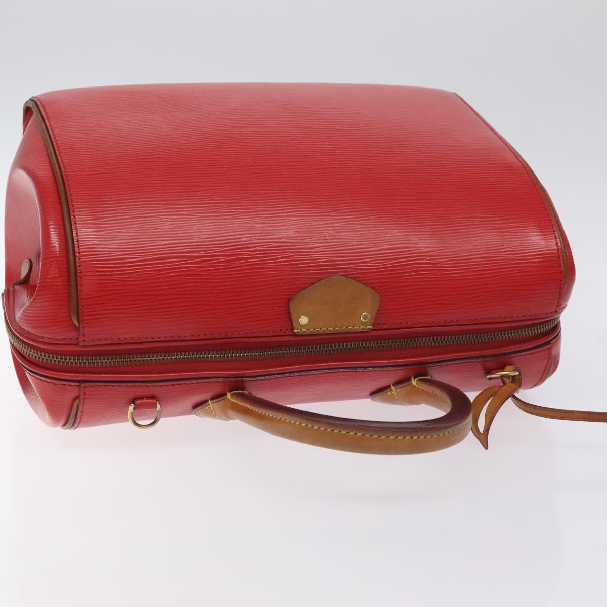 Louis Vuitton Doc Handbag Epi Leather, RED, LEATHER, Handbag