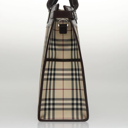 Burberry Nova Check Handbag Nova Check Canvas and leather, Beige, Canvas, Handbag