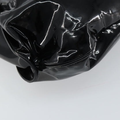 Salvatore Ferragamo Gancini Tote Patent leather, BLACK, PATENT_LEATHER, Tote bag