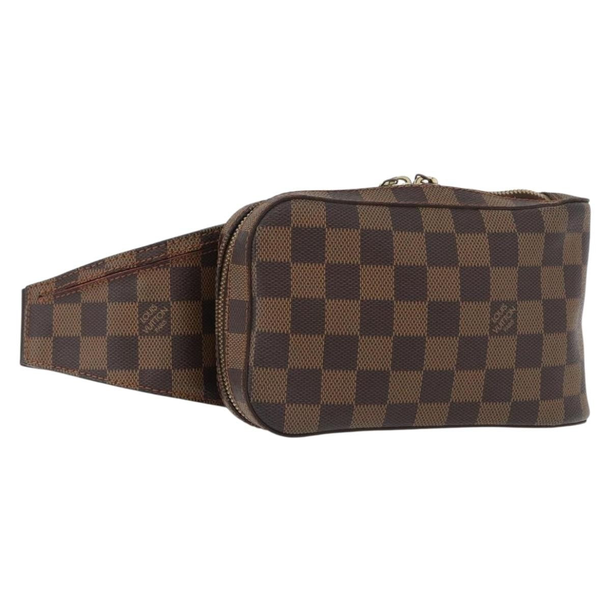 Louis Vuitton Geronimos Waist Bag Damier, BROWN, CANVAS, Shoulder bag