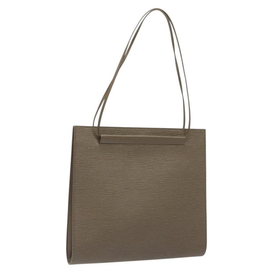 Louis Vuitton Saint Tropez Handbag Epi Leather, Gray, Leather, Shoulder Bag