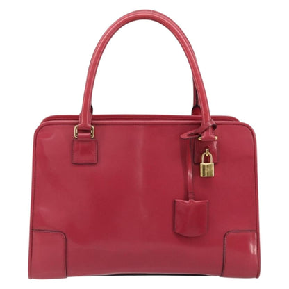 Loewe Amazona Bag Patent, Pink, Patent Leather, Handbag