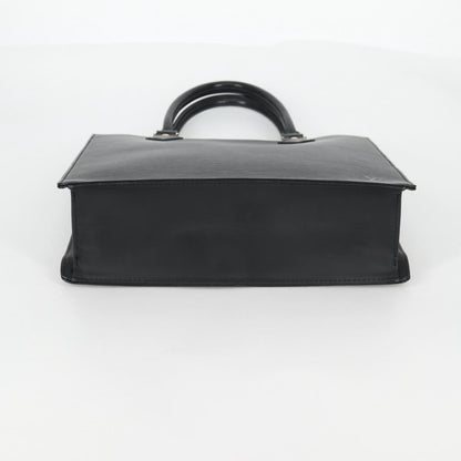 Louis Vuitton Sac Plat Bag Epi Leather, BLACK, LEATHER, Handbag