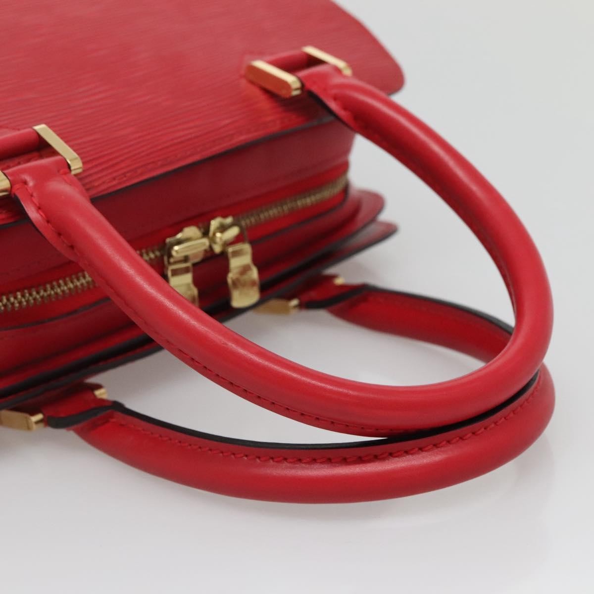 Louis Vuitton Pont Neuf Handbag Epi Leather, RED, LEATHER, Handbag