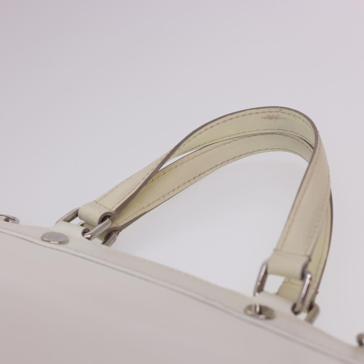 Louis Vuitton Brea Handbag Epi Leather, WHITE, LEATHER, Handbag
