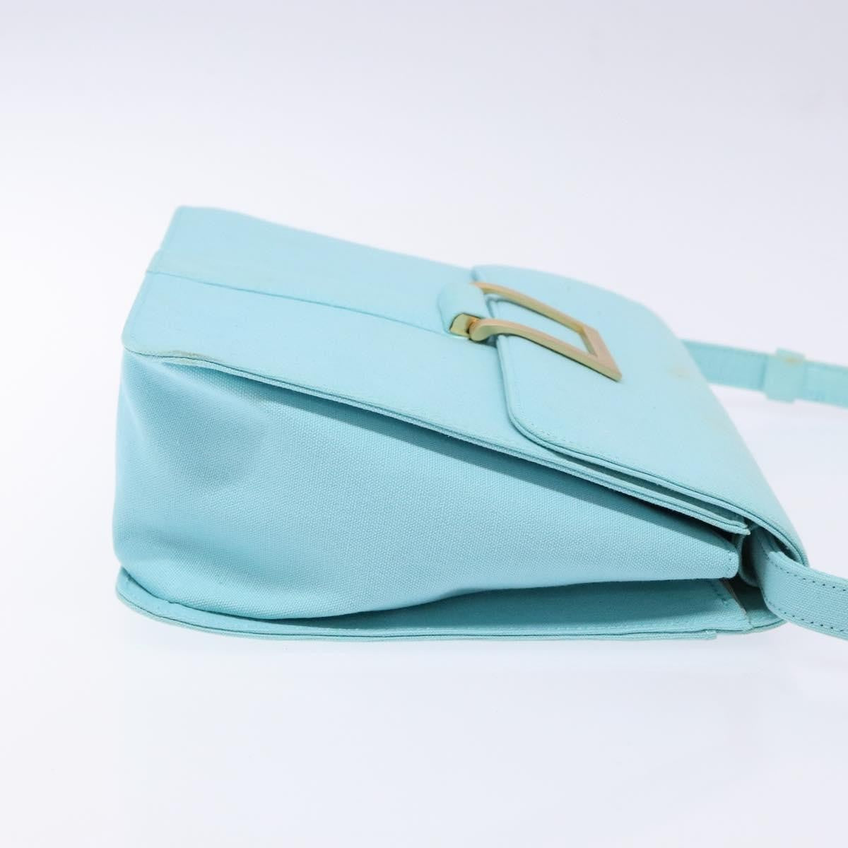 Saint Laurent Vintage Shoulder Bag Canvas, BLUE, CANVAS, Shoulder bag