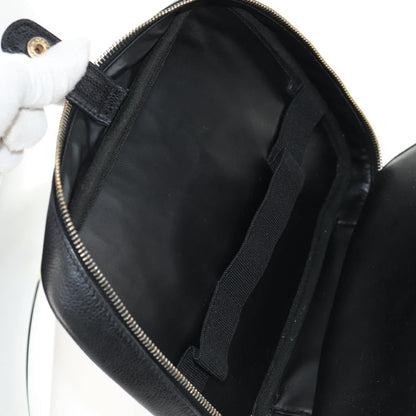 Chanel Vintage Timeless Zip Around Vanity Case Caviar, Black, Leather, Clutch