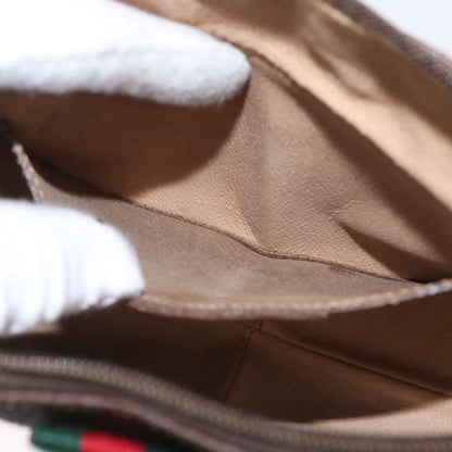 Gucci Vintage Web Crossbody Bag GG Coated Canvas, BEIGE, CANVAS, Shoulder bag