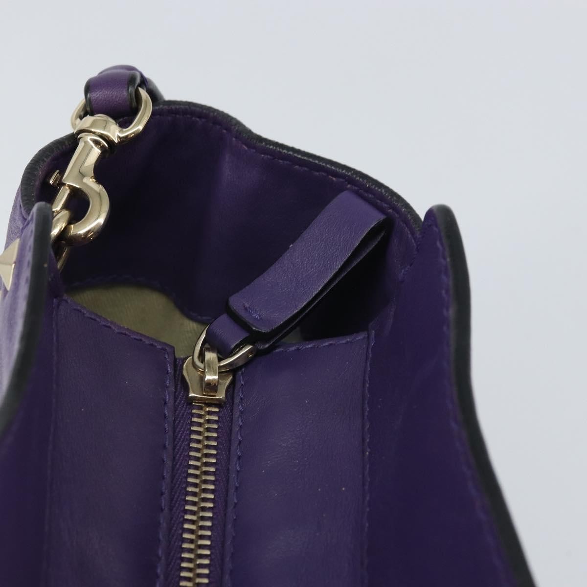 Valentino Garavani Rockstud Tote Rigid Leather, PURPLE, LEATHER, Tote bag