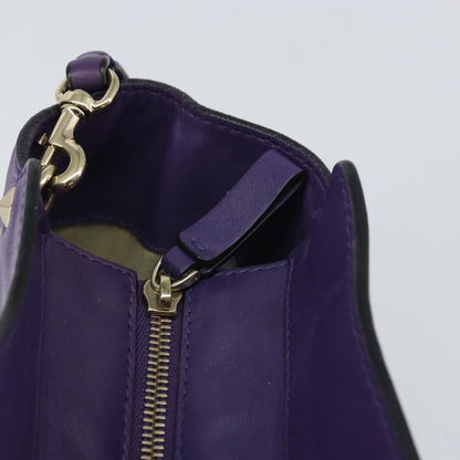 Valentino Garavani Rockstud Tote Rigid Leather, PURPLE, LEATHER, Tote bag