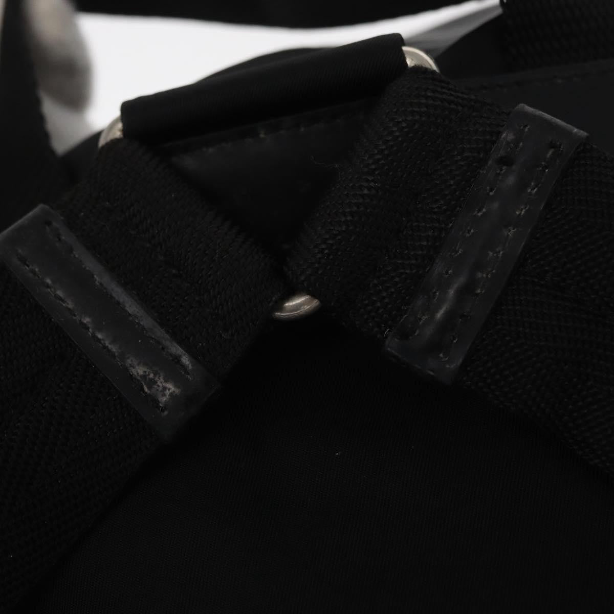 Prada Double Front Pocket Backpack Tessuto, BLACK, NYLON, Backpack