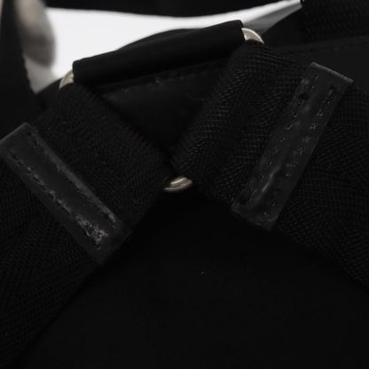 Prada Double Front Pocket Backpack Tessuto, BLACK, NYLON, Backpack