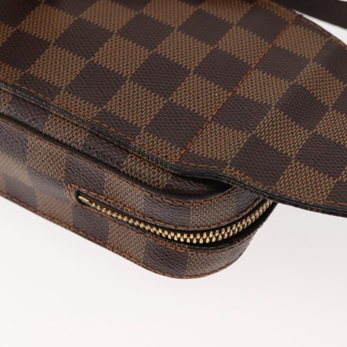 Louis Vuitton Geronimos Waist Bag Damier, BROWN, CANVAS, Shoulder bag