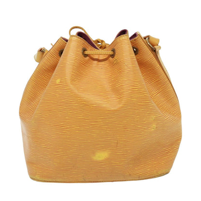 Louis Vuitton Petit Noe Handbag Epi Leather, YELLOW, LEATHER, Handbag