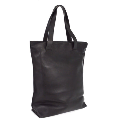 Loewe Shopper Tote Leather, BLACK, LEATHER, Tote bag