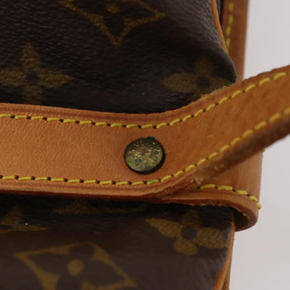 Louis Vuitton Saumur Handbag Monogram Canvas, Brown, Canvas, Shoulder Bag