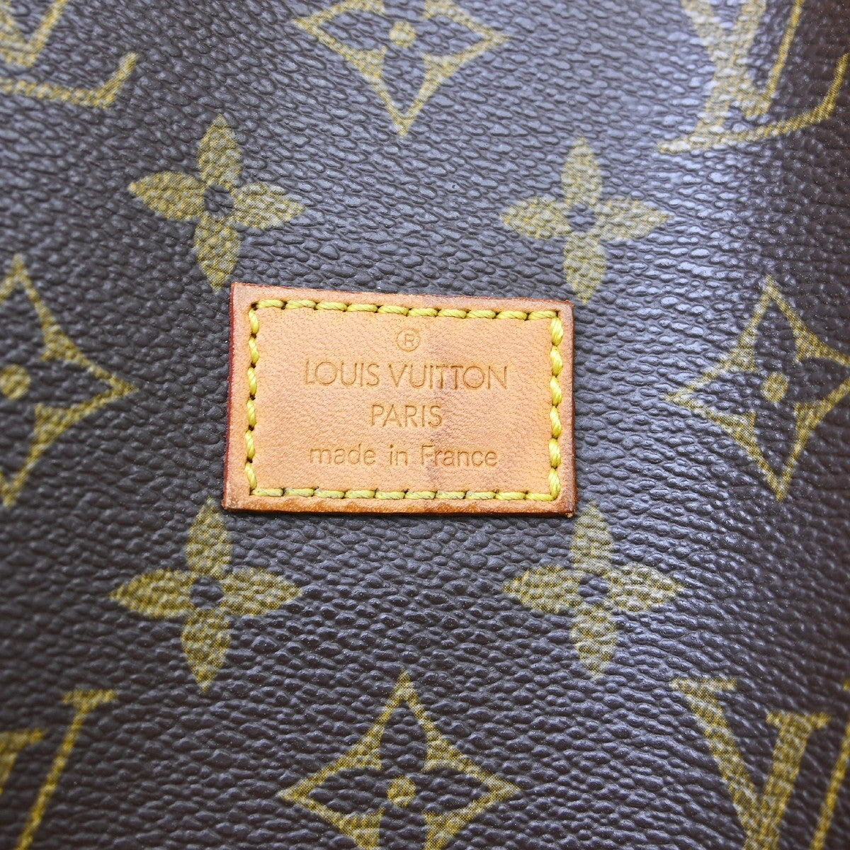 Louis Vuitton Saumur Handbag Monogram Canvas, Brown, Canvas, Shoulder Bag
