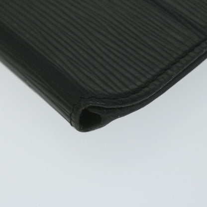 Louis Vuitton iPad Case Epi Leather, BLACK, LEATHER, Tech accessory