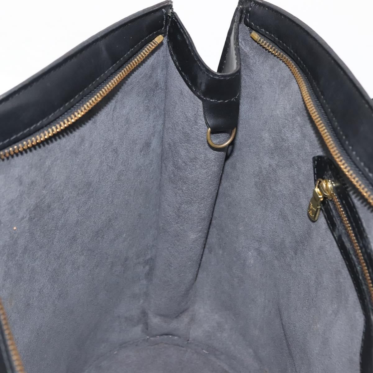 Louis Vuitton Saint Jacques Handbag Epi Leather, BLACK, LEATHER, Shoulder bag