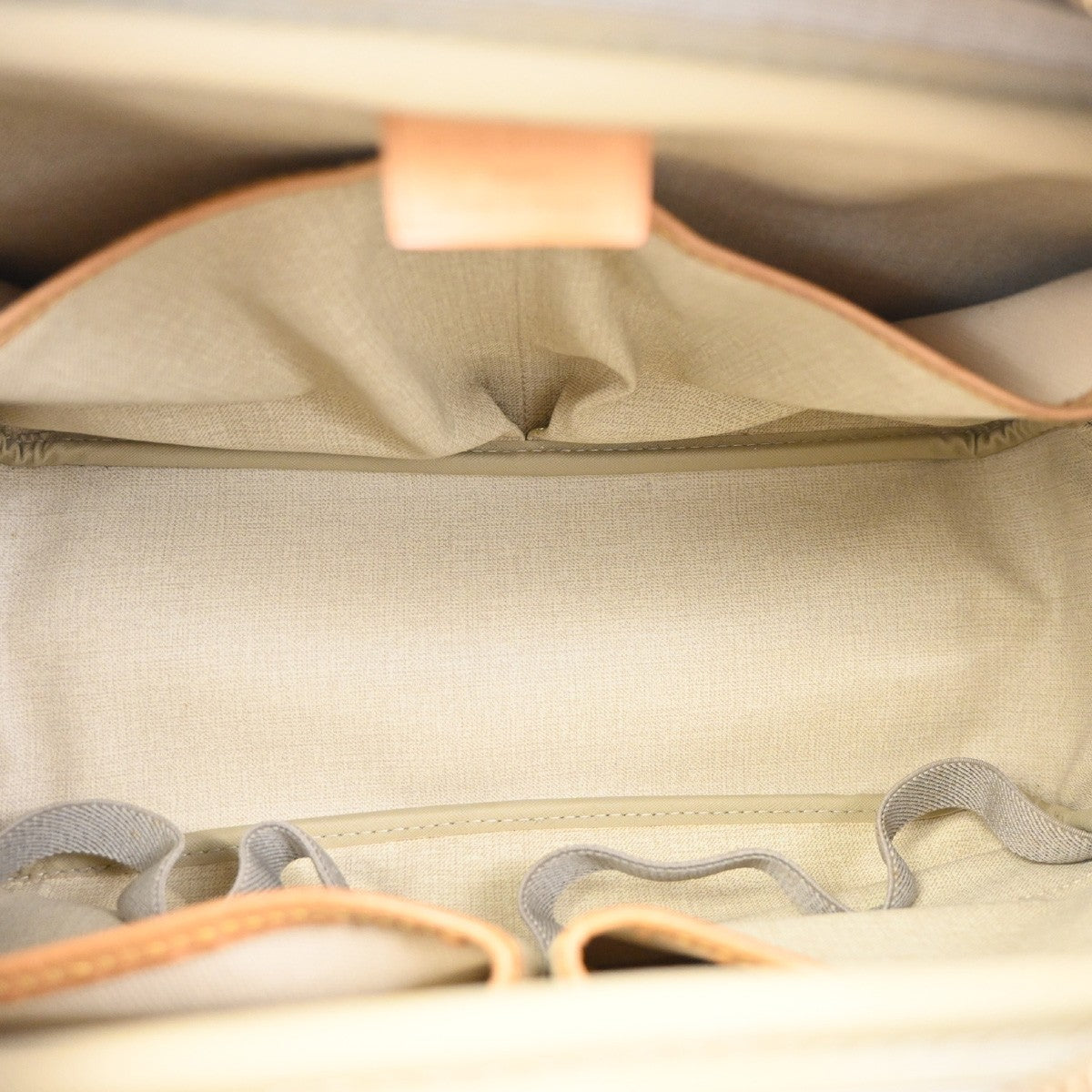 Louis Vuitton Deauville Handbag Monogram Canvas, BROWN, CANVAS, Handbag