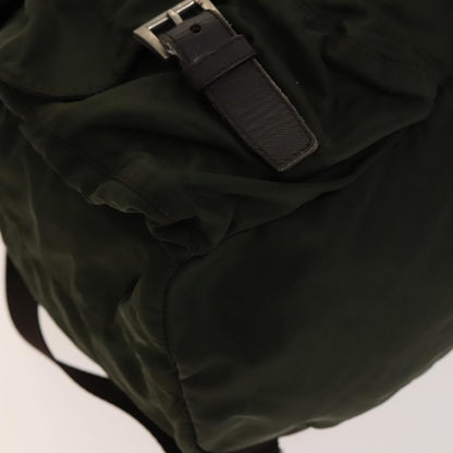 Prada Sac à dos Re-nylon nylon, KHAKI, NYLON, Backpack
