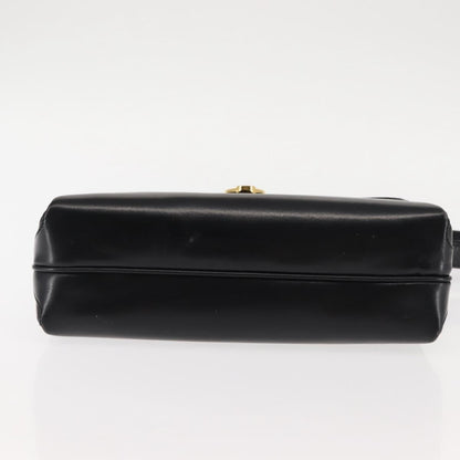 Gucci Vintage Shoulder Bag Leather, BLACK, LEATHER, Shoulder bag