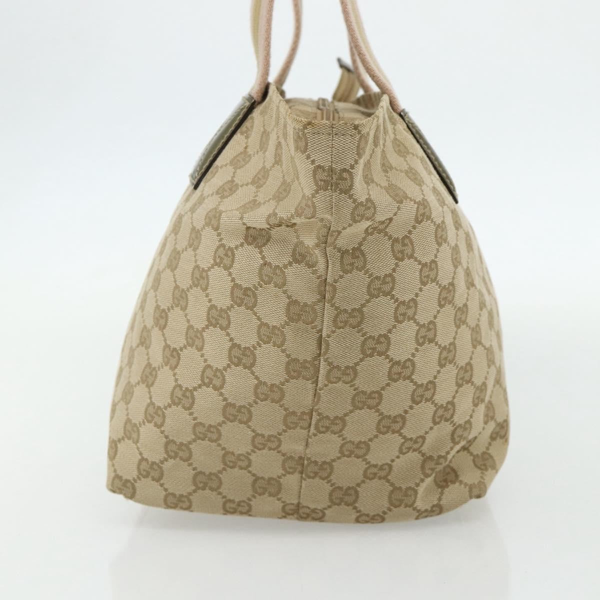Gucci Web Zip Tote GG Canvas, Beige, Canvas, Tote Bag