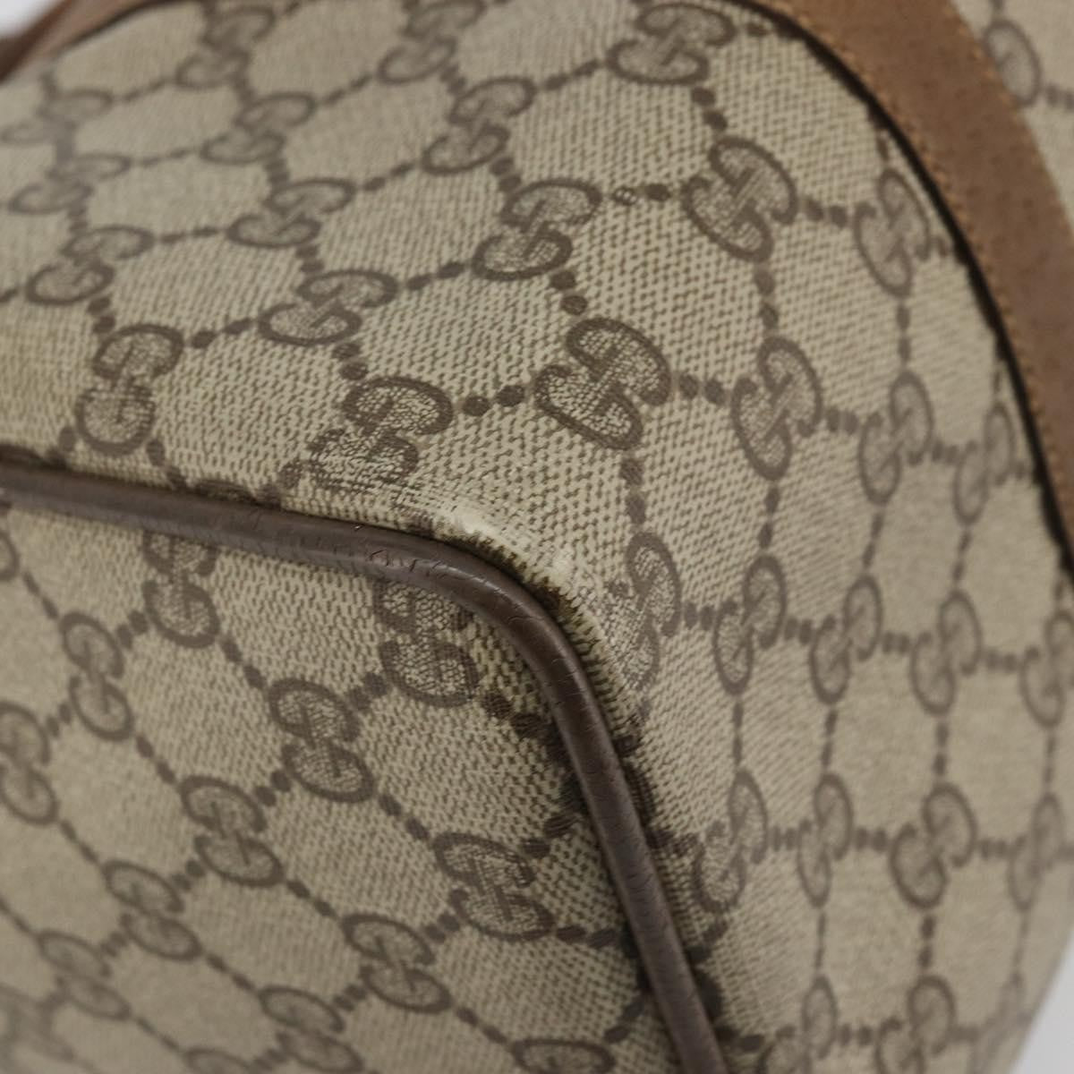 Gucci Vintage Web Sherry Line Handbag Micro GG Canvas, Beige, Canvas, Handbag